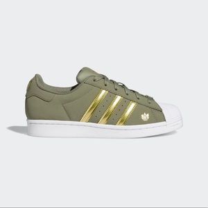 Adidas Superstar Legacy Green / Gold Metallic / Cloud White